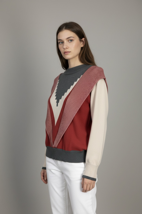 Jersey Oversize "Wild Zebra" - Punto con Rayas de Color