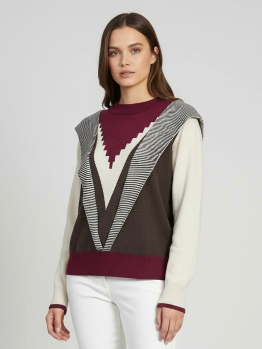 Jersey Oversize "Wild Zebra" - Punto con Rayas de Color