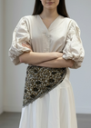 Blusa de Manga Globo con Escote en V