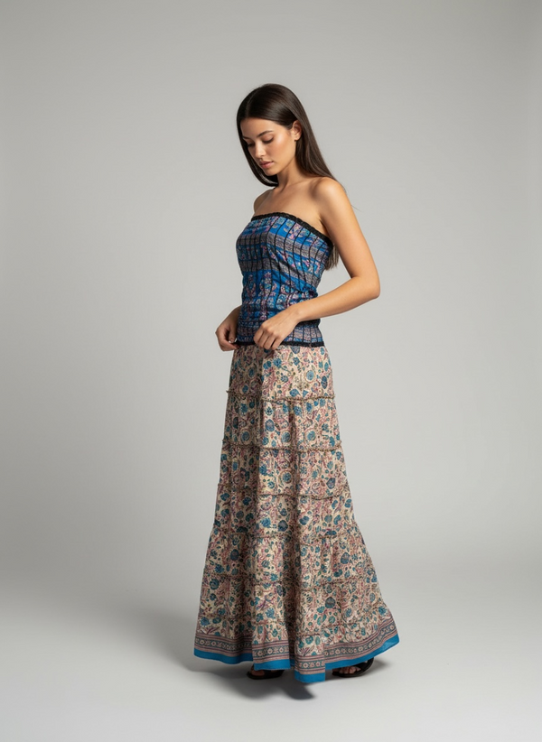 Vestido Boho Palabra de Honor