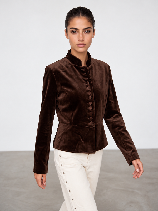 Chaqueta de terciopelo “Albi”