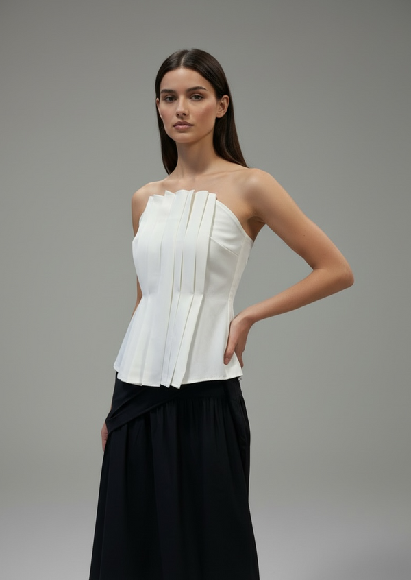 Blusa Plisado Estructurado
