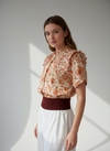 Blusa Volante Garden Vintage