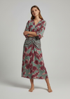 Vestido Midi Viscosa Estampado