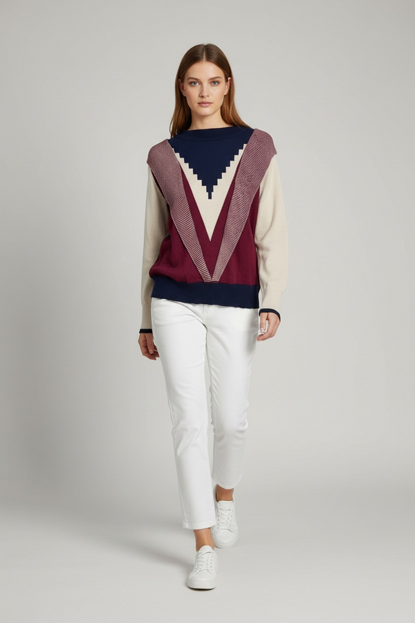 Jersey Oversize "Wild Zebra" - Punto con Rayas de Color