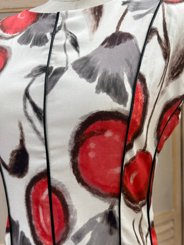 Vestido largo “cerise”