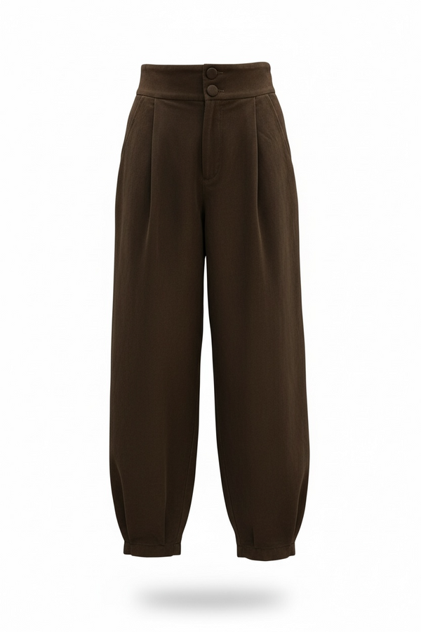 Pantalón bombacho tiro alto