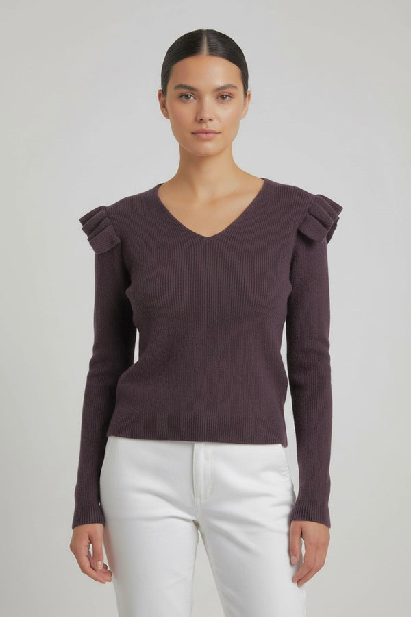 Suéter Punto Acanalado Mujer - Elegante y Versátil