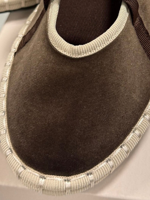 Bailarina de Terciopelo Suela Tejida