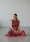Vestido Boho Étnico Volantes Tierra