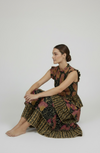 Vestido Boho Étnico Volantes Tierra