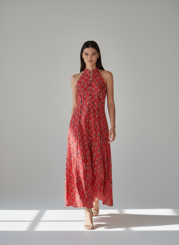 Vestido Largo de Fiesta Cuello Halter