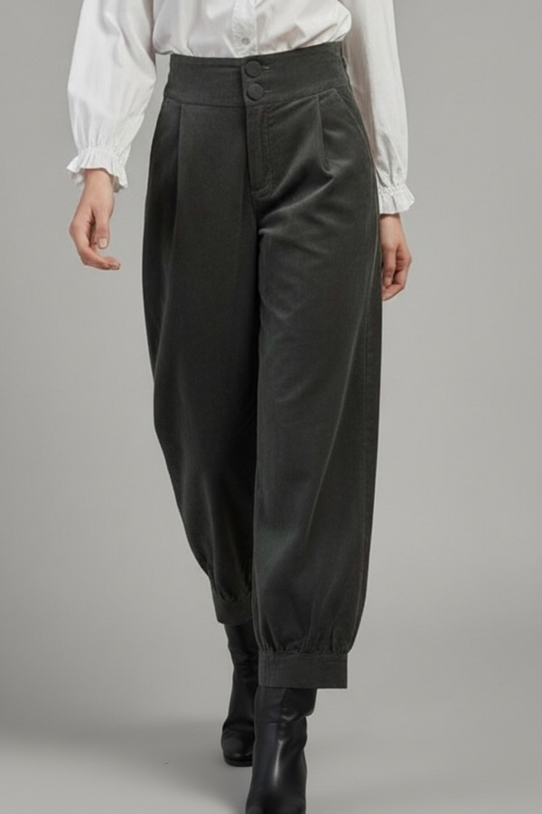 Pantalón bombacho tiro alto