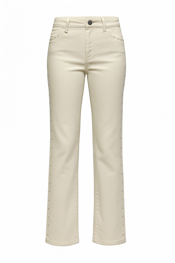 Pantalón tachuelas y estrella Flare Star