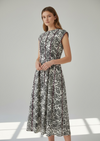 Vestido Diseño Floral Corte Estructurado