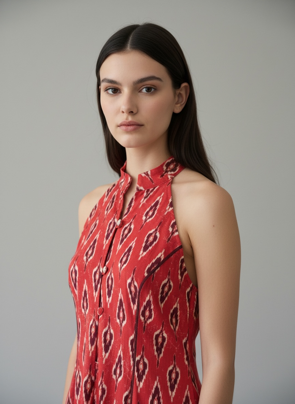 Vestido Largo de Fiesta Cuello Halter