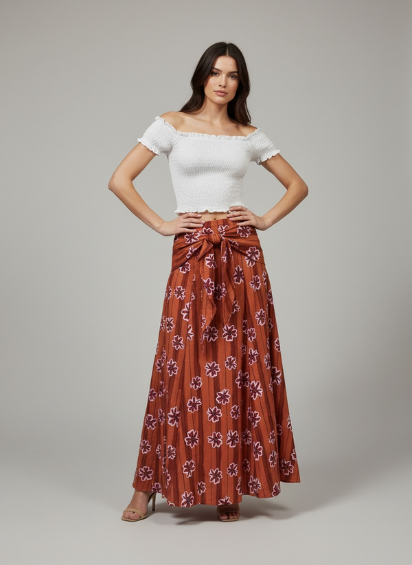 Falda Pareo Floral