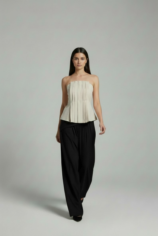 Blusa Plisado Estructurado