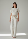Pantalón con bordados artesanales