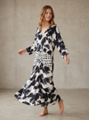 Vestido Midi Viscosa Estampado