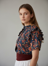 Blusa Volante Garden Vintage