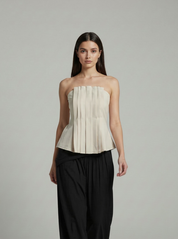 Blusa Plisado Estructurado