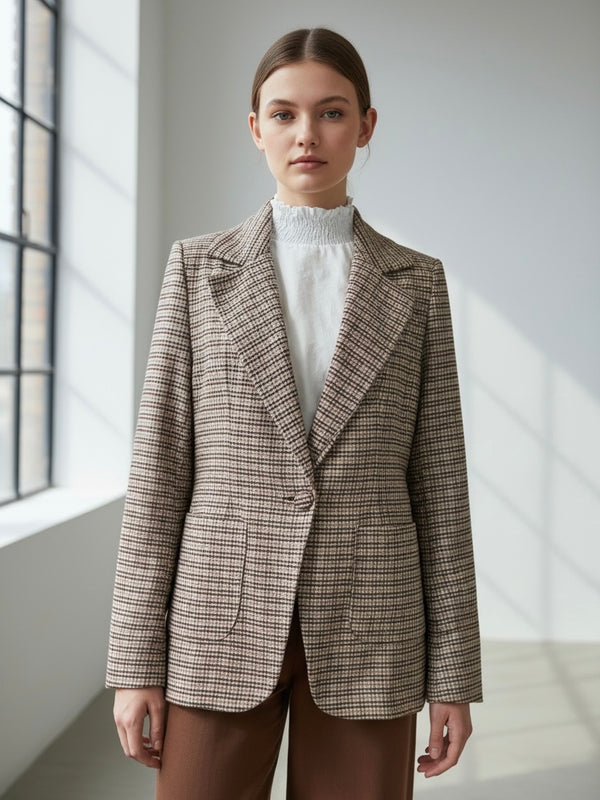 Blazer Cuadro Clásico