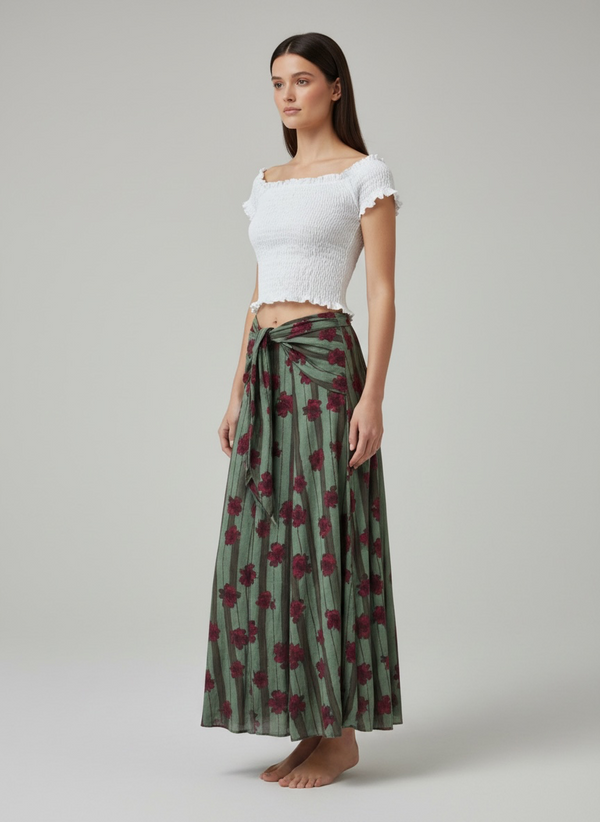 Falda Pareo Floral
