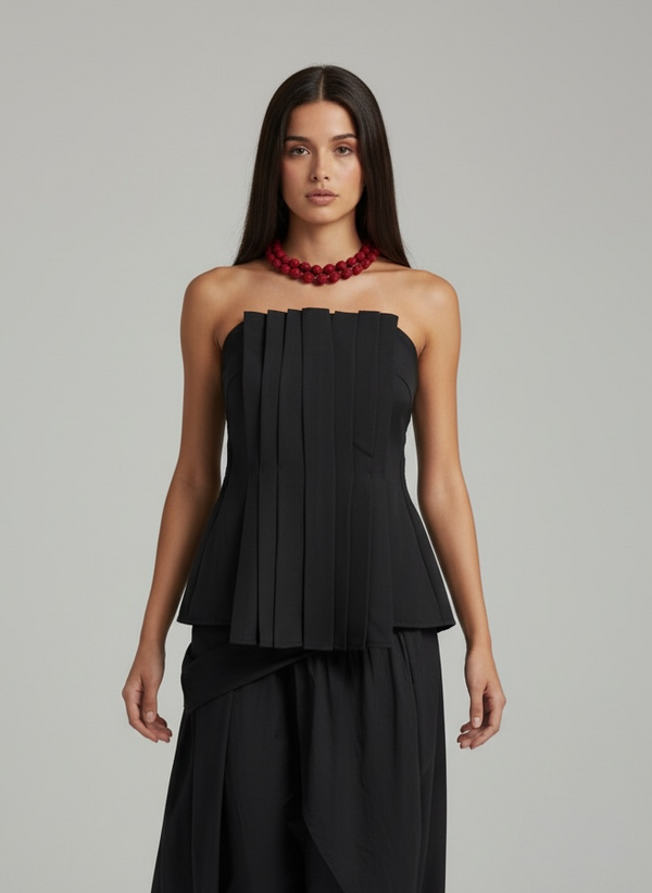 Blusa Plisado Estructurado