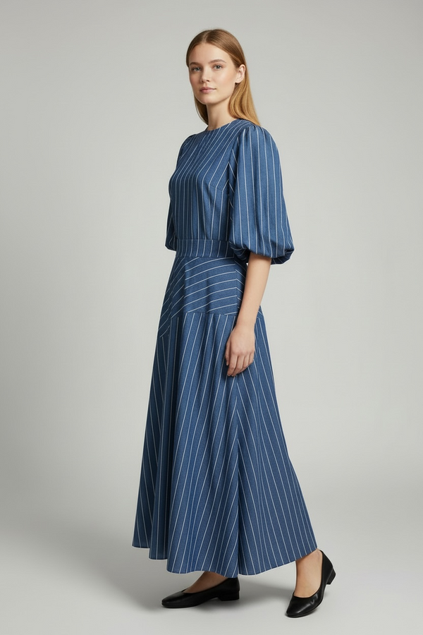 Conjunto Raya Azul dos piezas Nara