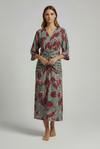 Vestido Midi Viscosa Estampado