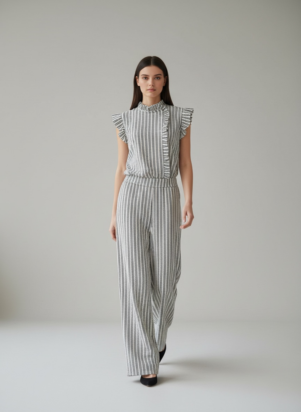 Conjunto Rayas Volante Aura