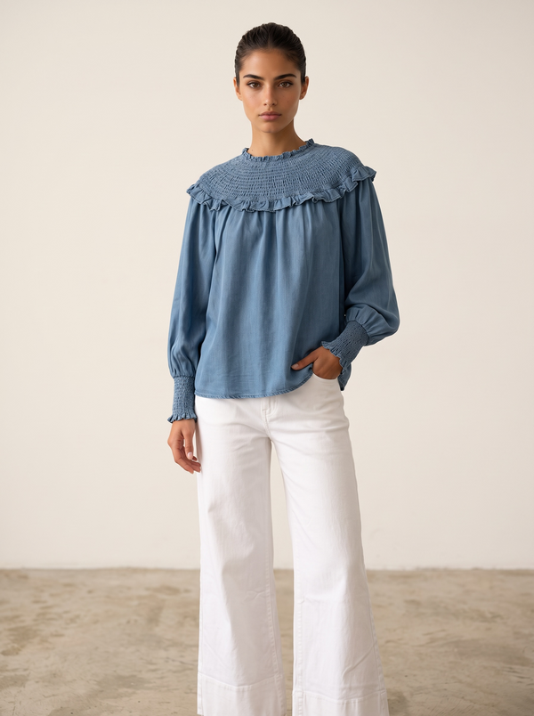 Blusa Comillas