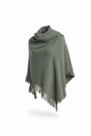 Poncho - fleco corto