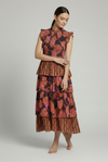 Vestido Boho Étnico Volantes Tierra