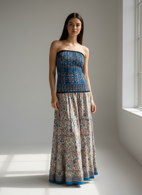 Vestido Boho Palabra de Honor