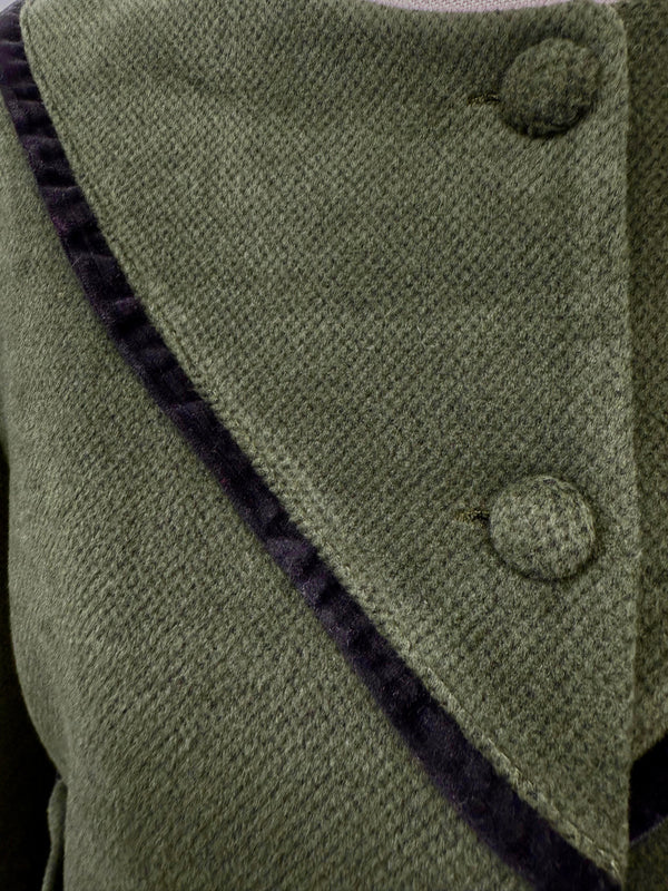 Chaqueta Blazer Terciopelo Dolly - Estilo Vintage Cropped