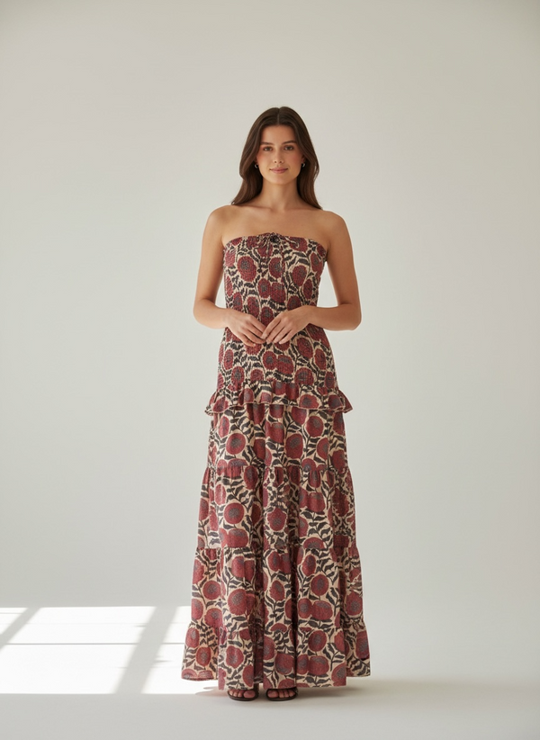 Vestido Halter con lazada Multiposición
