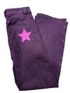 Pantalón tachuelas y estrella Flare Star
