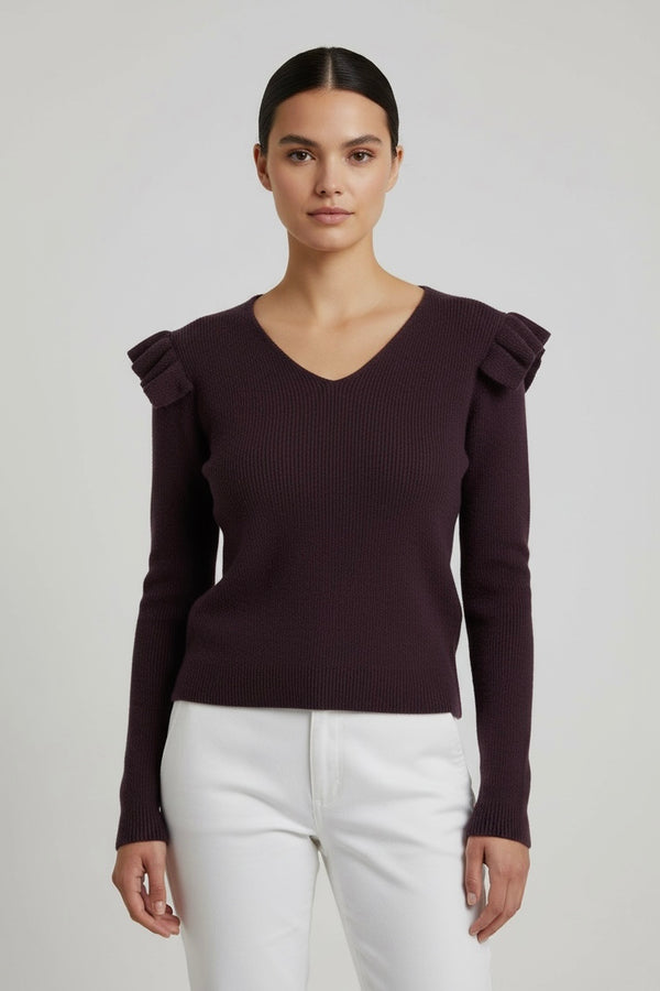 Suéter Punto Acanalado Mujer - Elegante y Versátil