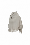 Poncho - fleco corto