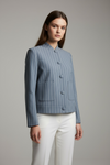Chaqueta Raya Diplomática Cuello Mao