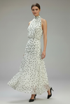 Vestido Lunares con Drapeado