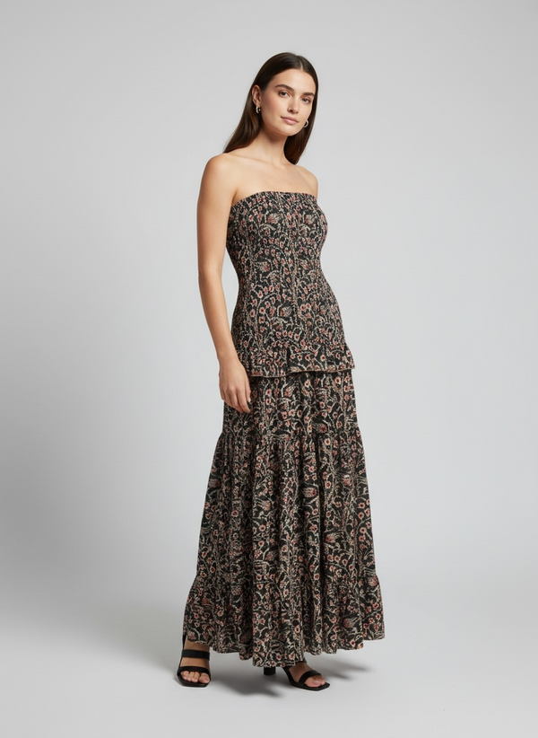 Vestido Halter con lazada Multiposición