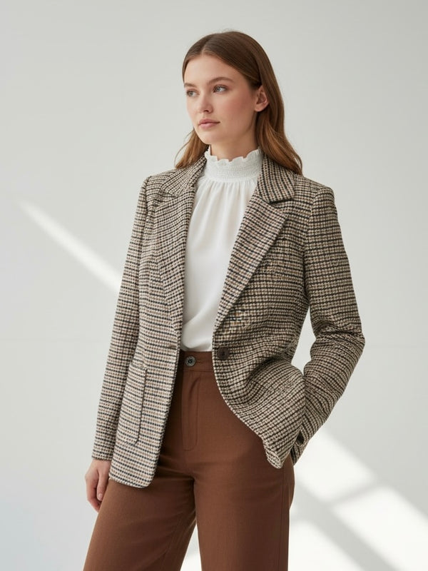 Blazer Cuadro Clásico