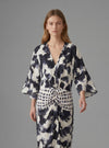 Vestido Midi Viscosa Estampado