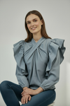 Blusa Cruzada con Volantes “Atenas”