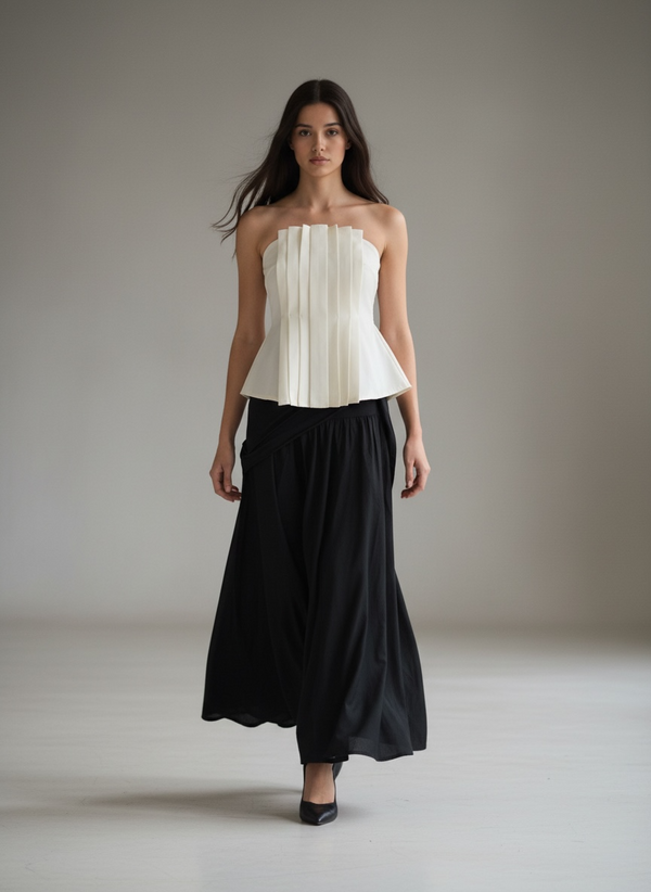Blusa Plisado Estructurado