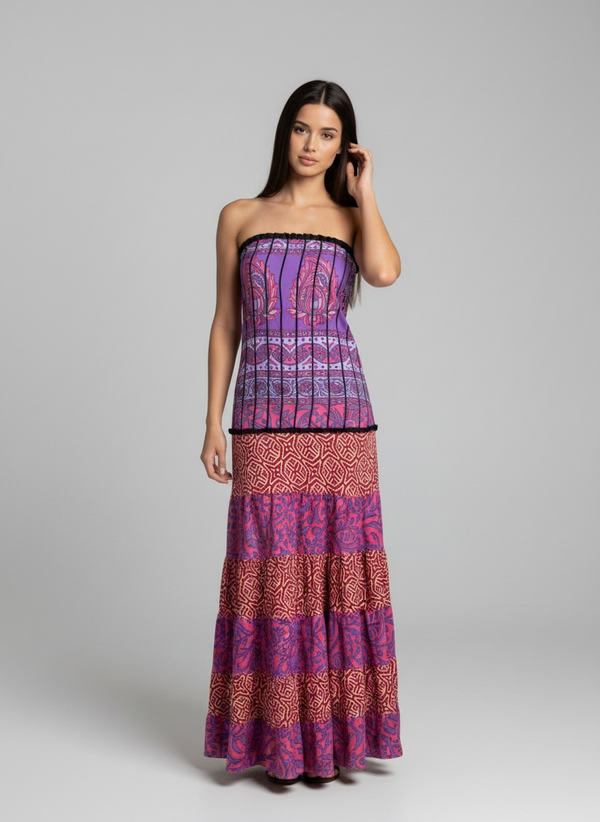 Vestido Boho Palabra de Honor