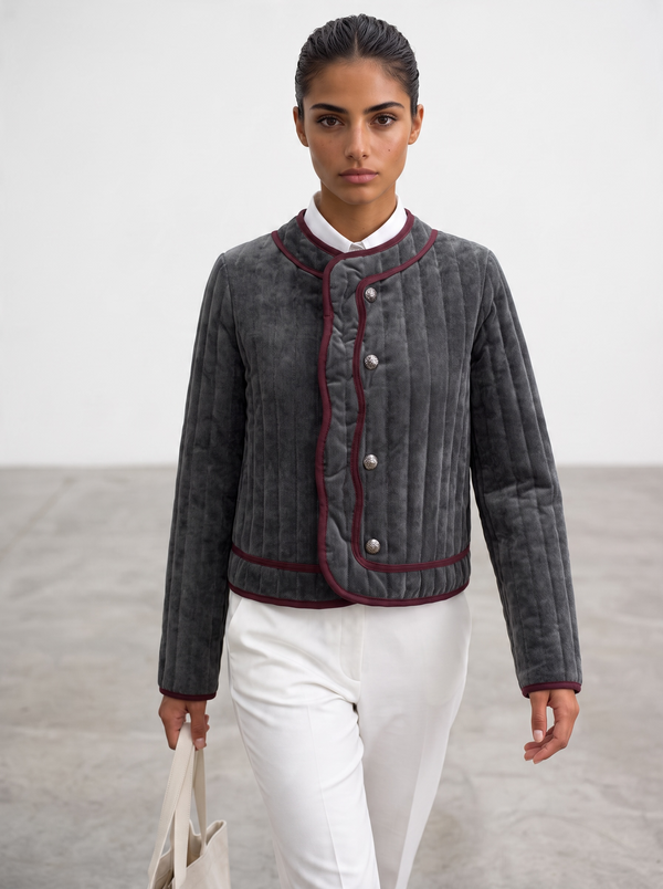 Chaqueta de micropana acolchada “Olvera”
